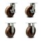 Service Caster 10 Inch Heavy Duty High Temp Phenolic Swivel Caster Brakes 2 Rigid SCC, 2PK SCC-KP92S1030-PHRHT-SLB-2-R-2 - alternate 1